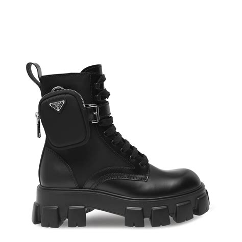 how to style prada monolith boots|prada monolith boots men's.